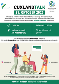 Bild vergr&ouml;&szlig;ern: Cuxland Talk 2026