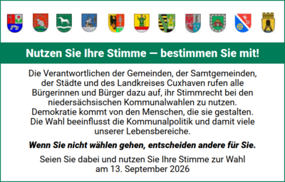 Bild vergr&ouml;&szlig;ern: Nutzen Sie Ihre Stimmen - bestimmen Sie mit!